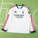 Camisa Real Madrid Home 26/27 Manga Longa - Branca
