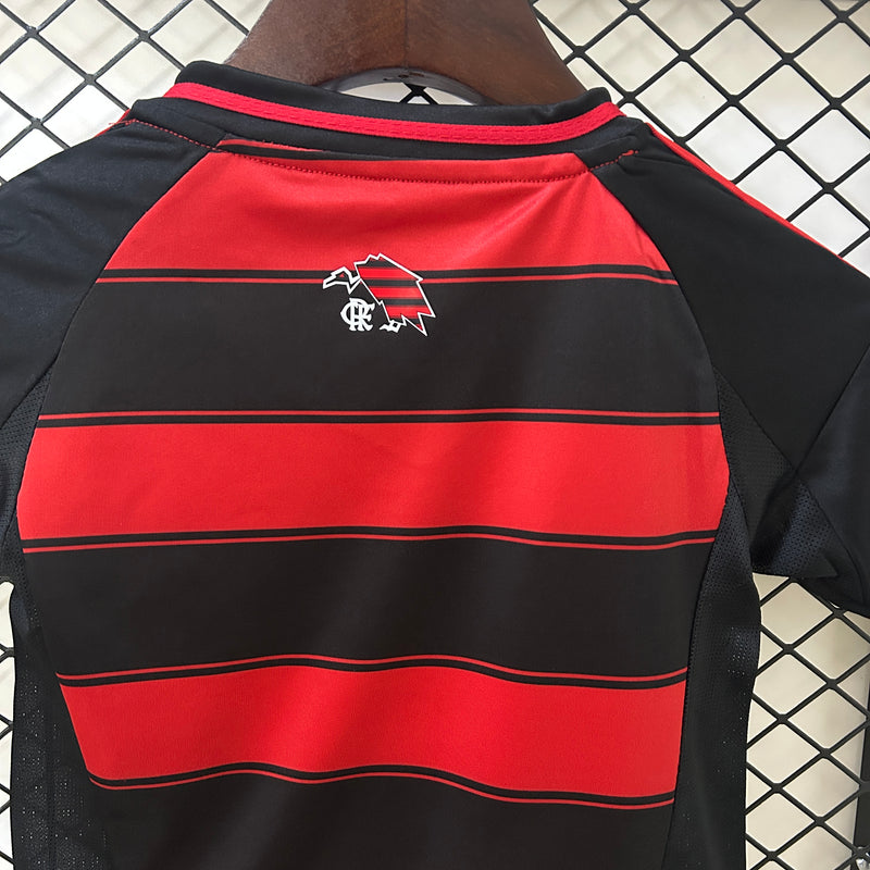 Conjunto Infantil Flamengo I 25/26 - Vermelho e Preto