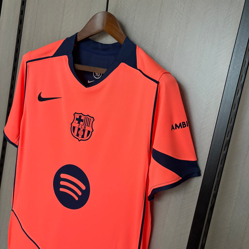 Camisa Barcelona Third 2025/26 - Laranja
