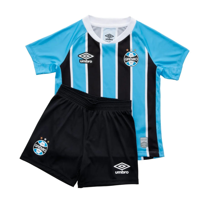 Conjunto Infantil Grêmio I 25/26 - Azul e Preto