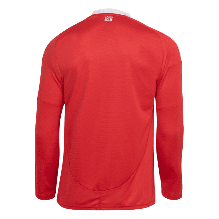 Camisa Internacional Manga Longa I 2025/26 Masculina Adidas - Vermelha