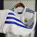 Camisa Retrô Real Madrid I Home 2010/11 Adidas Manga Longa Masculina - Branco