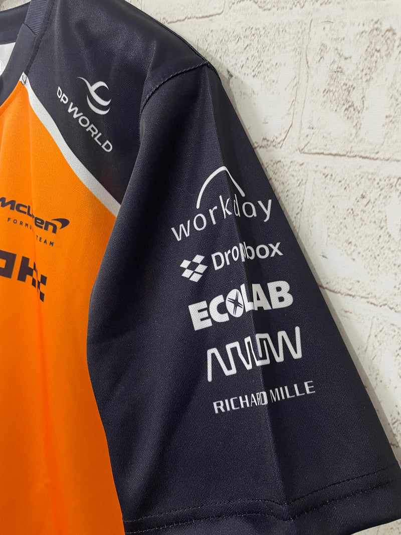 Camisa McLaren 2025 Team Set Up T-Shirt - Laranja