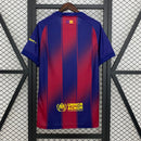 Camisa Barcelona Home 2025/26 - Azul e Vermelha