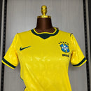 Camisa Brasil Home 2026 Feminina - Amarela