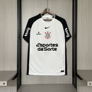 Camisa Corinthians I 2025/26 Masculina - Branca e Preta