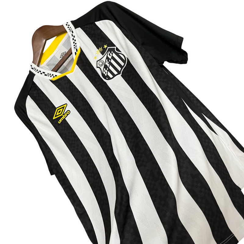 Camisa Santos II 2025/26 Masculina - Preto e Branco