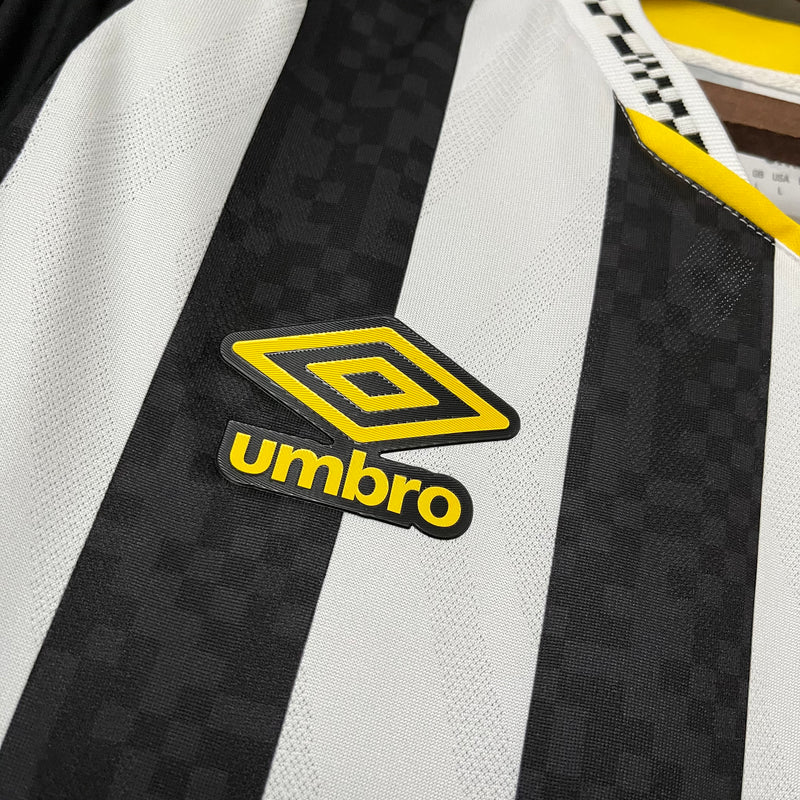 Camisa Santos II 2025/26 Masculina - Preto e Branco