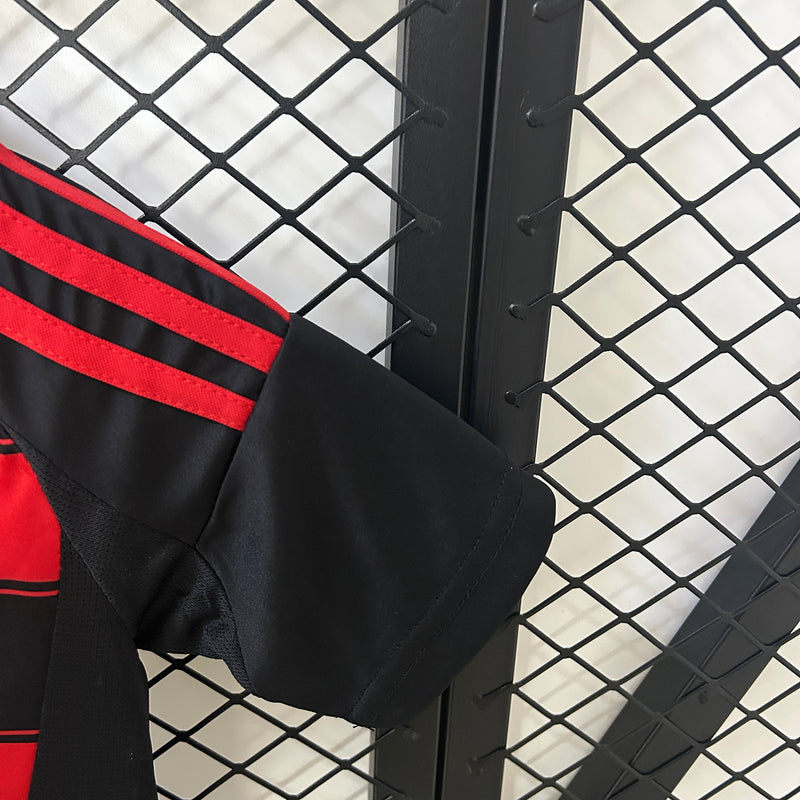 Conjunto Infantil Flamengo I 25/26 - Vermelho e Preto