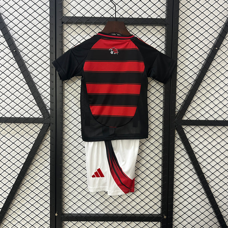 Conjunto Infantil Flamengo I 25/26 - Vermelho e Preto