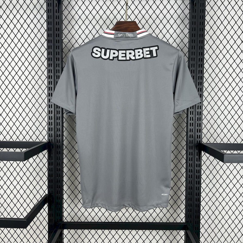 Camisa São Paulo III 2025/26 Masculina - Cinza