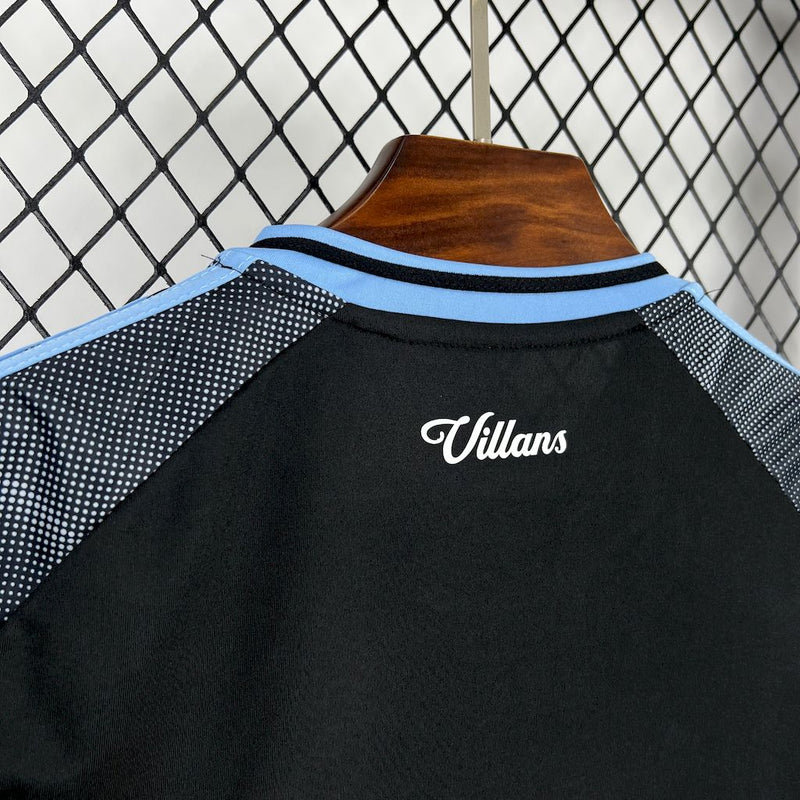 Camisa Aston Villa Away 25/26 - Preta