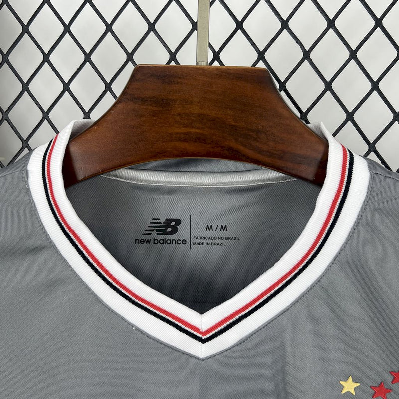 Camisa São Paulo III 2025/26 Masculina - Cinza