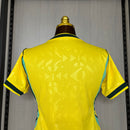 Camisa Brasil Home 2026 Feminina - Amarela