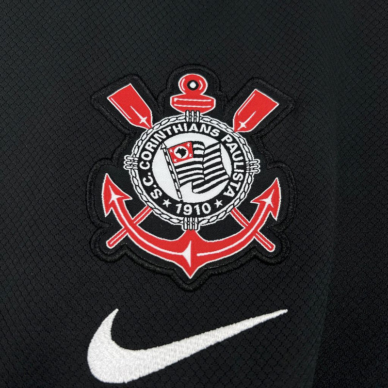 Camisa Corinthians II 2025/26 Masculina - Preta e Branco