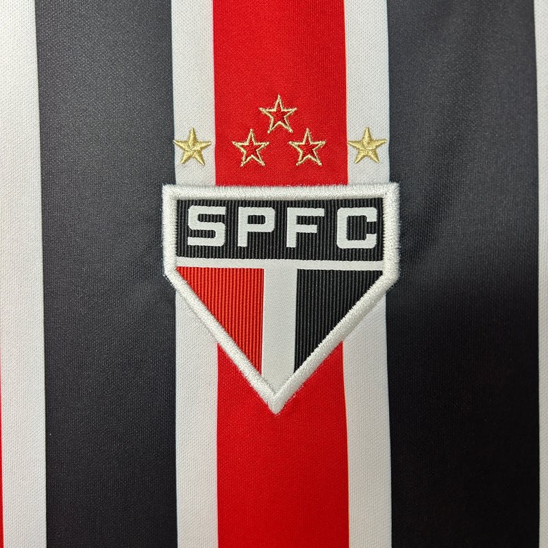 Camisa São Paulo Feminina Away 25/26 - Vermelha e Preta