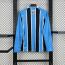 Camisa Grêmio Home 25/26 Manga Longa - Azul e Preta