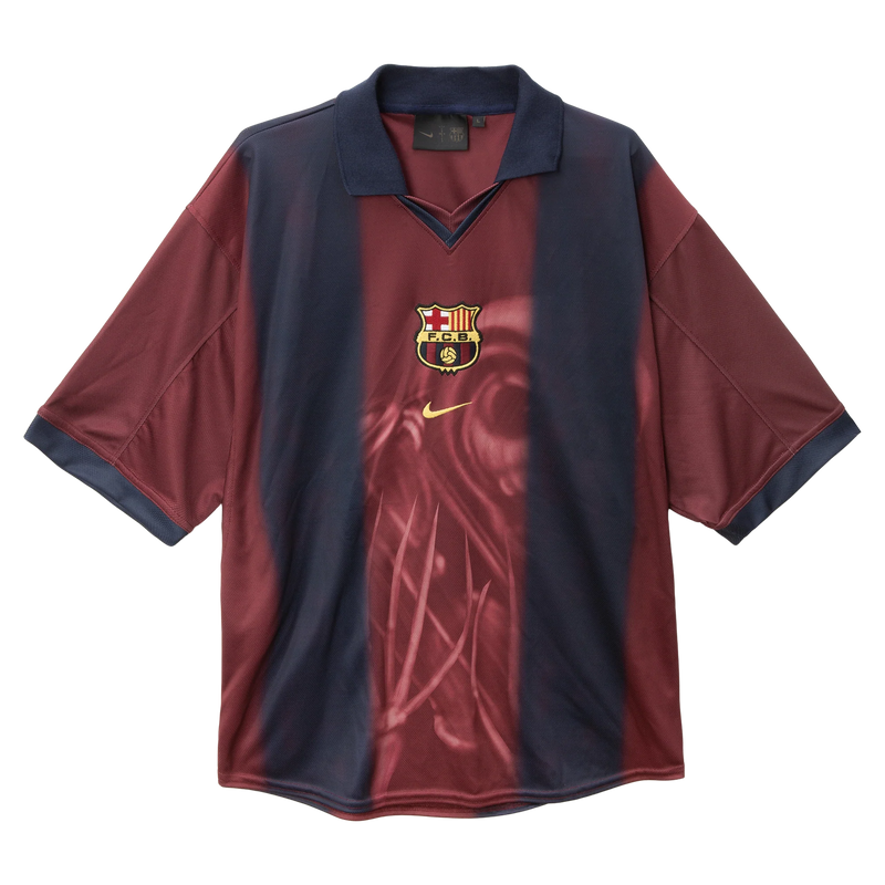 Camisa Barcelona CJ X NIKE X FC BARCELONA Retrô 2000/01 - Home