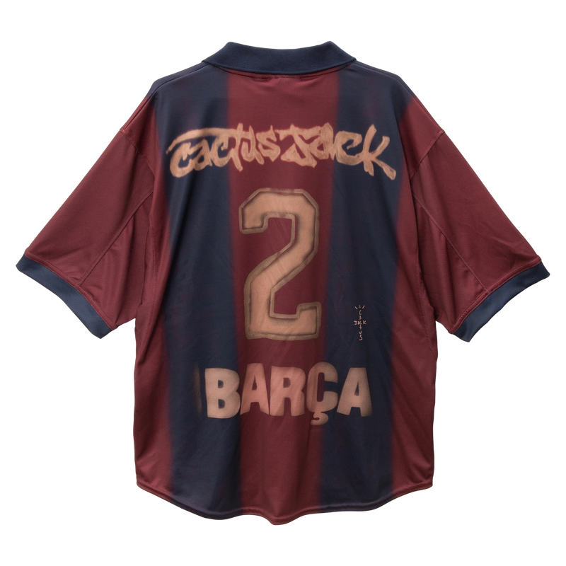 Camisa Barcelona CJ X NIKE X FC BARCELONA Retrô 2000/01 - Home
