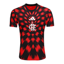 Camisa Flamengo Pré Jogo 2025/26 Masculina Adidas - Vermelho e Preto
