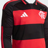Camisa Flamengo Manga Longa 2026/27 Masculina - Vermelho e Preto