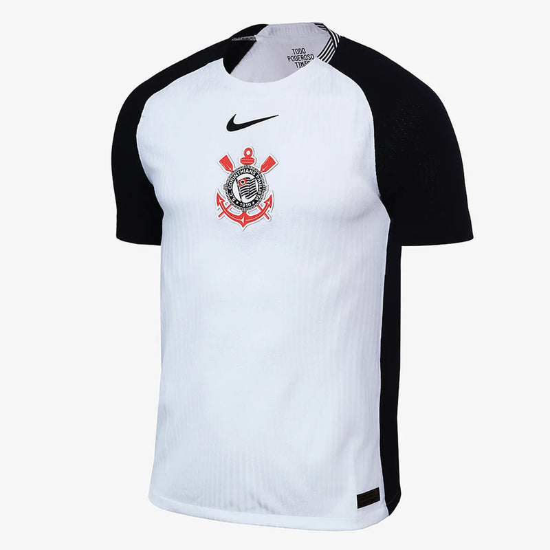 Camisa Corinthians I 2025/26 Jogador - Branca e Preta