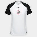 Camisa Corinthians Feminina I 25/26 - Branca e Preta