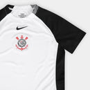 Camisa Corinthians Feminina I 25/26 - Branca e Preta