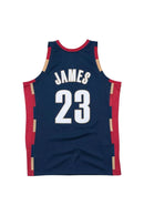 Regata Mitchell & Ness Cleveland Cavaliers 2008/09 - Lebron James - Azul Marinho
