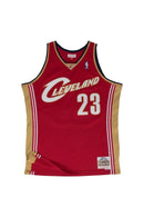 Regata Mitchell & Ness Cleveland Cavaliers 2003/04 - Lebron James - Vermelha