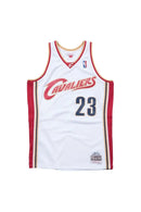 Regata Mitchell & Ness Cleveland Cavaliers 2003/04 - Lebron James - Branca