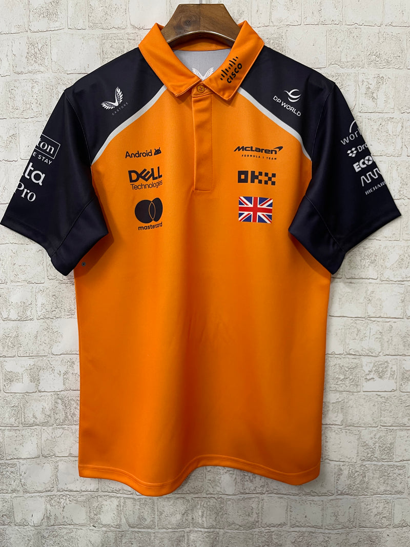 Camisa McLaren 2025 Team Set Up T-Shirt - Laranja