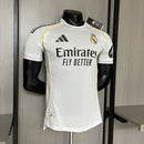 Camisa Real Madrid Jogador Home 25/26 - Branca