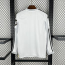 Camisa Real Madrid Home 25/26 Manga Longa - Branca