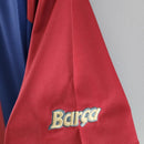 Camisa Retrô Barcelona Home Nike 1998/99 Masculino - Azul e Grená
