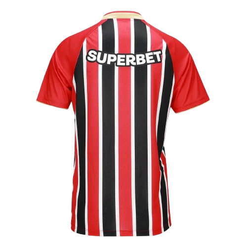 Camisa São Paulo Feminina Away 25/26 - Vermelha e Preta