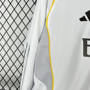 Camisa Real Madrid Home 25/26 Manga Longa - Branca