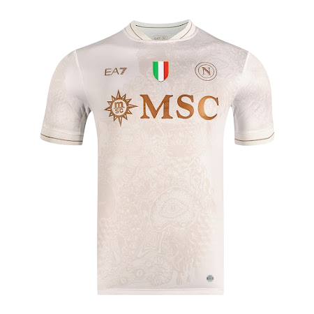 Camisa Napoli Away 25/26 - Branca
