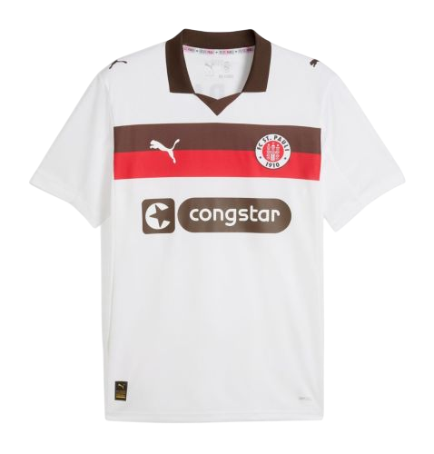 Camisa FC St. Pauli Away 25/26 - Branco