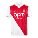 Camisa Mônaco Home 25/26 - Branca e Vermelha