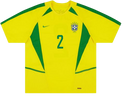 Camisa Brasil Home 2002 Retrô - Amarela