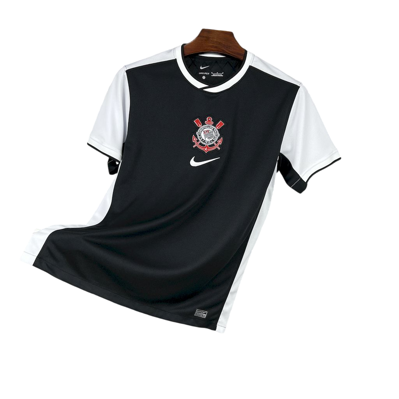 Camisa Corinthians II 2025/26 Masculina - Preta e Branco