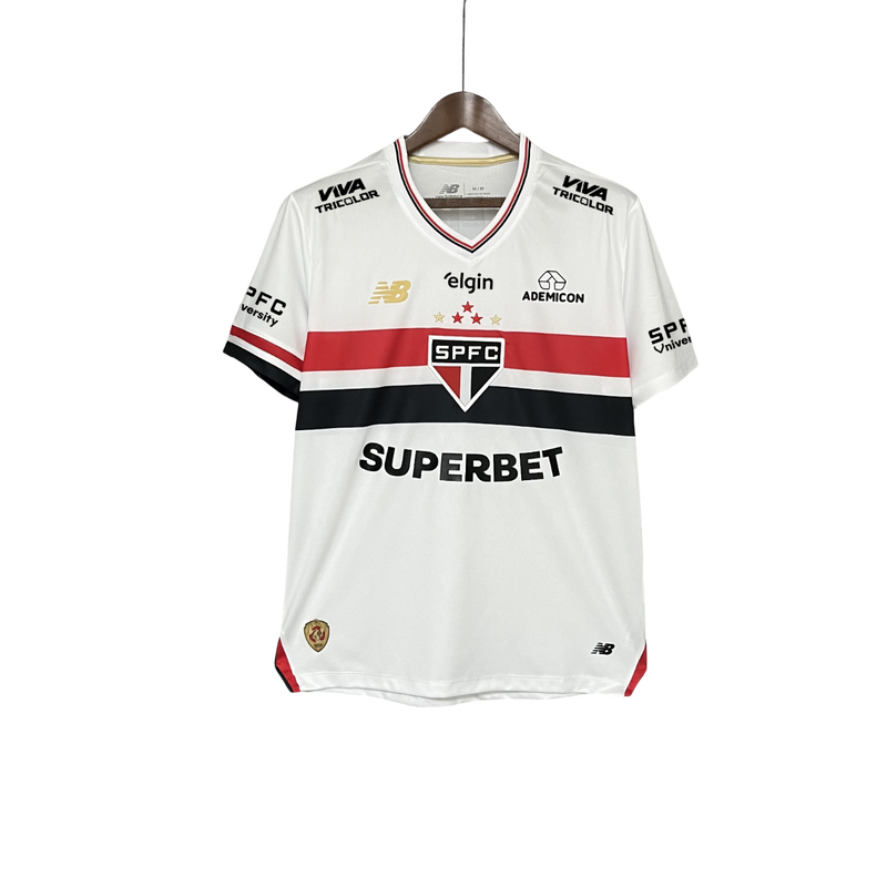Camisa São Paulo I 2025/26 Masculina - Branca