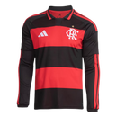 Camisa Flamengo Manga Longa 2026/27 Masculina - Vermelho e Preto
