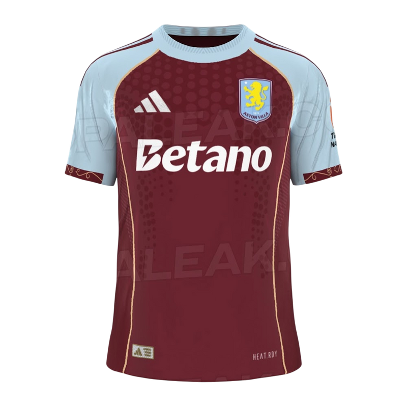 Camisa Aston Villa Home 25/26 - Vinho