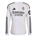 Camisa Real Madrid Home 25/26 Manga Longa - Branca